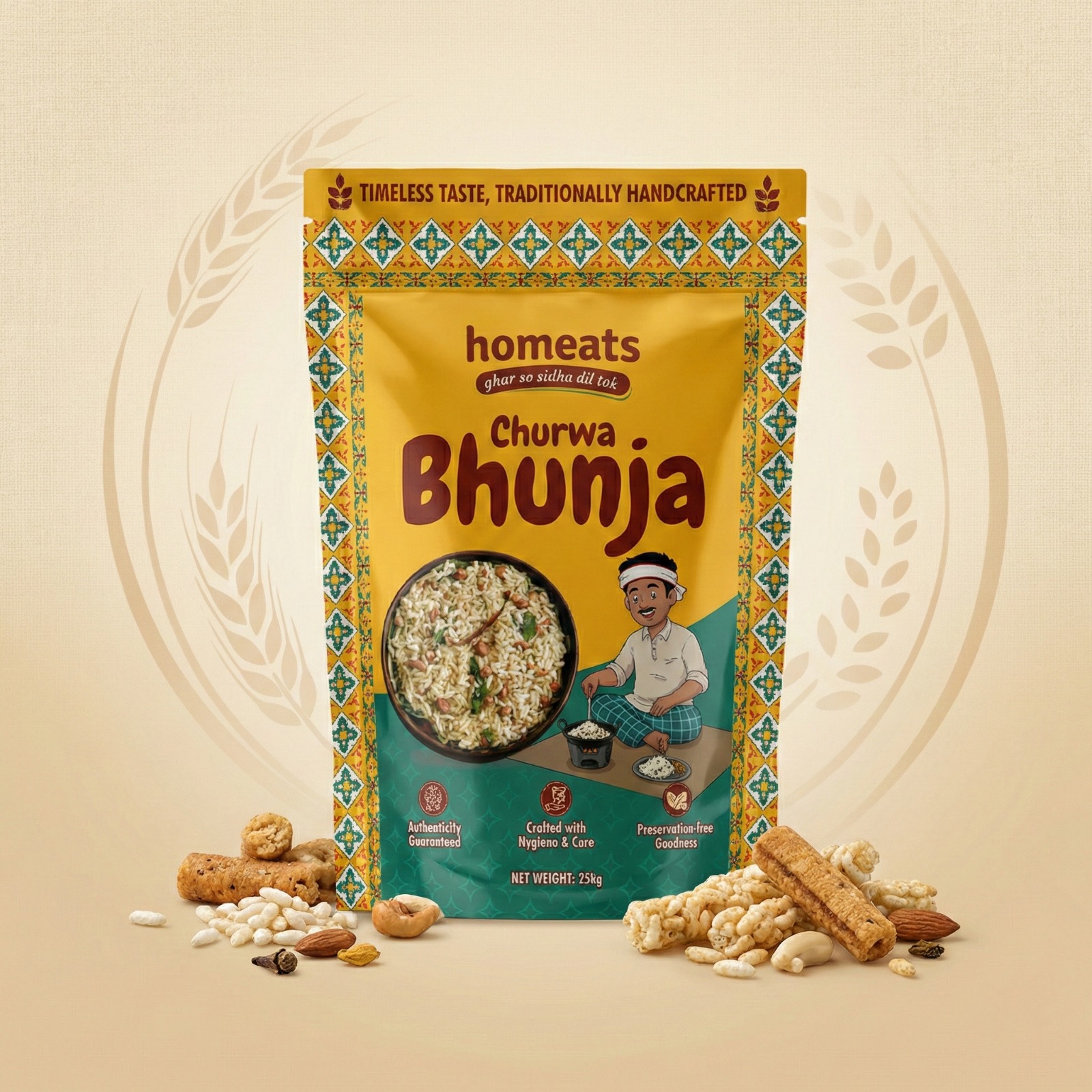 Thekua 250g (Dry fruits & Gud)